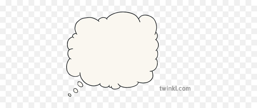 Thought Bubble Speech Thinking Comic Mps Ks2 Illustration - Plain Cake Clipart Png,Thinking Bubble Transparent