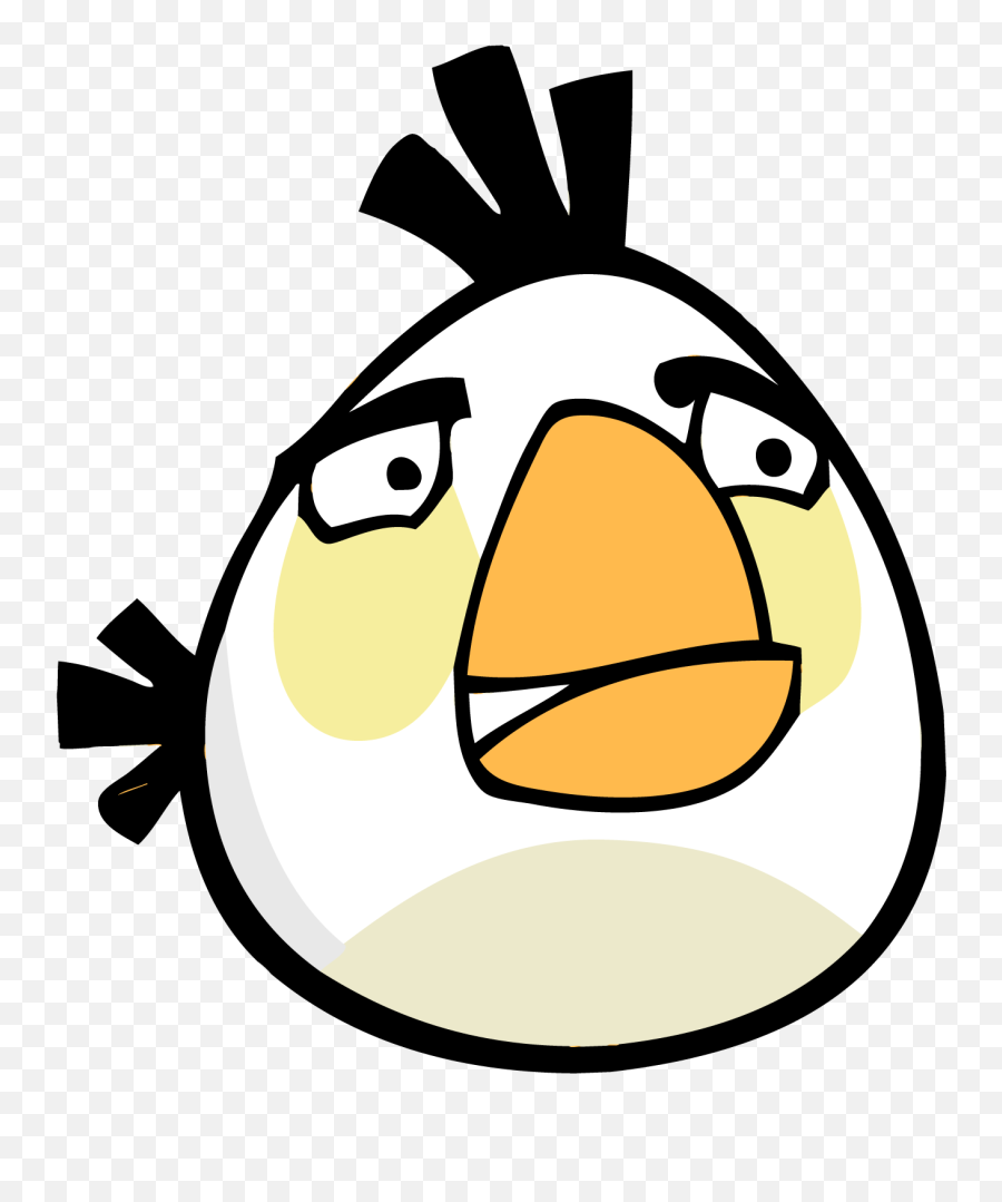 White Angry Birds Png Clipart - Angry Bird White Png,Angry Bird Png