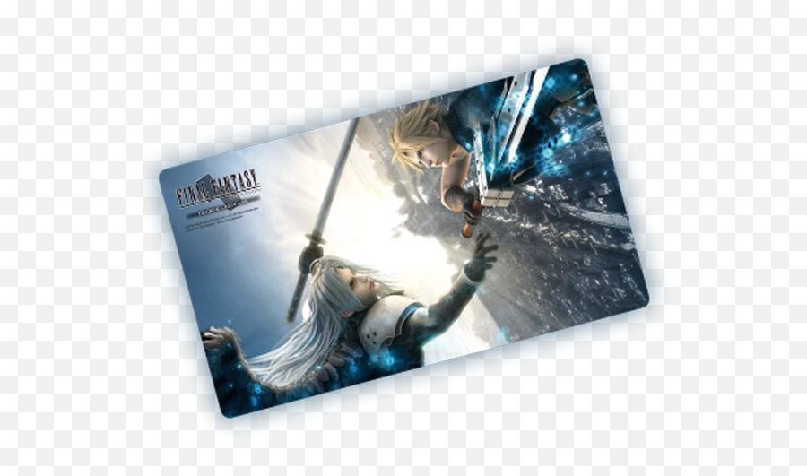 Final Fantasy Tcg - Play Mat Advent Children Cloudsephiroth Final Fantasy Tcg Playmat Cloud Sephiroth Png,Sephiroth Png