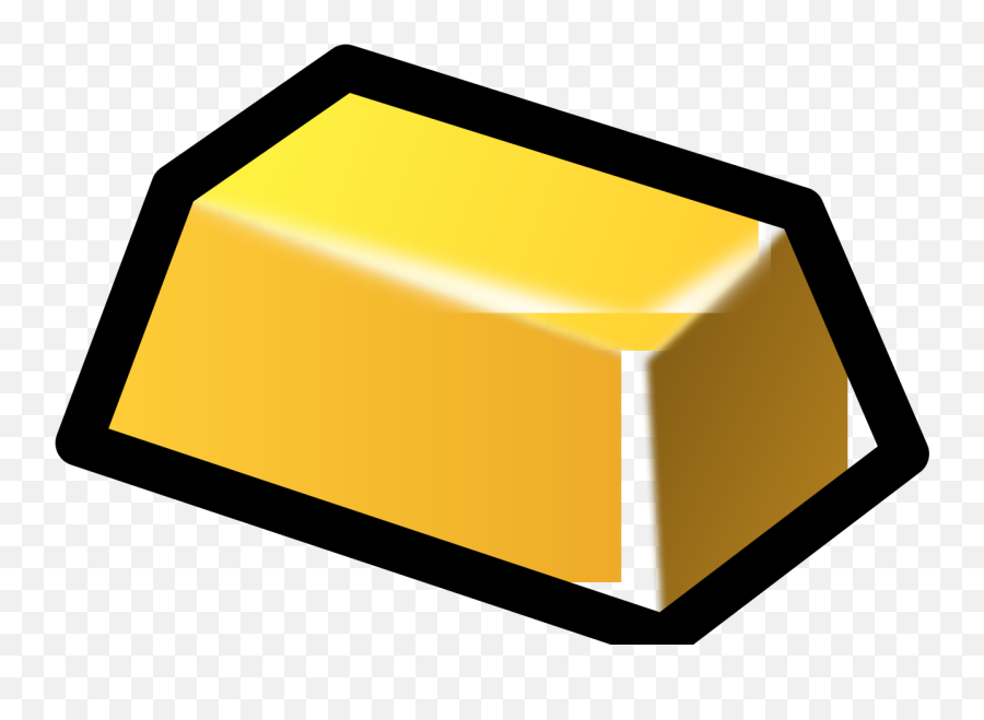 Gold Ingot Icon - Horizontal Png,Ingot Icon