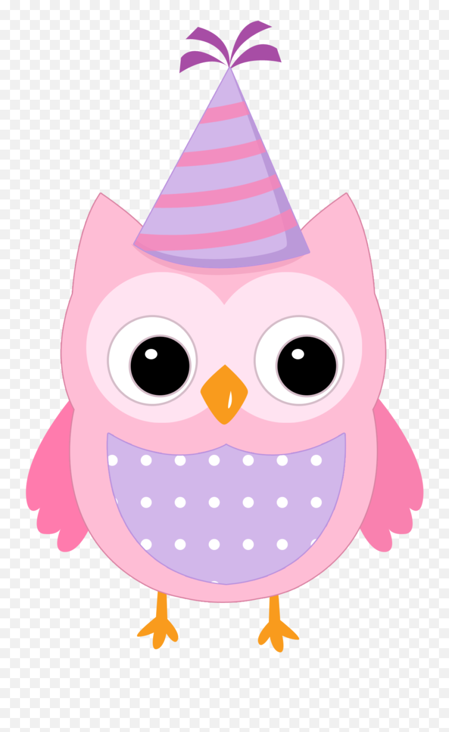 Download Hd Colors Birthday Hat Vector Clipart Picture Png - Cute Birthday Owl Clipart,Birthday Hats Png