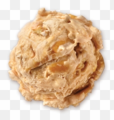 Download Hd Homemade Brand Caramel Cinnamon Crisp Ice Cream - Caramel Ice Cream Png,Ice Cream Scoop Png
