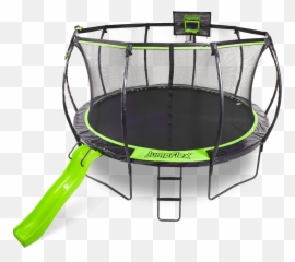 Jumpflex Trampolines Nz - Trampolines For Sale Online Trampoline With Slide Nz Png,Trampoline Png