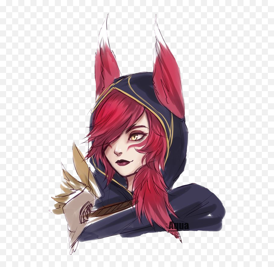 The Most Edited Xayah Picsart - Xayah League Of Legends Tumblr Art Png,Xayah Summoner Icon