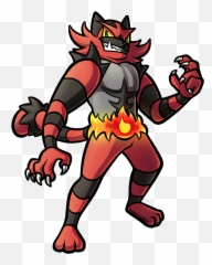 Magical - bean Incineroar Sticker png