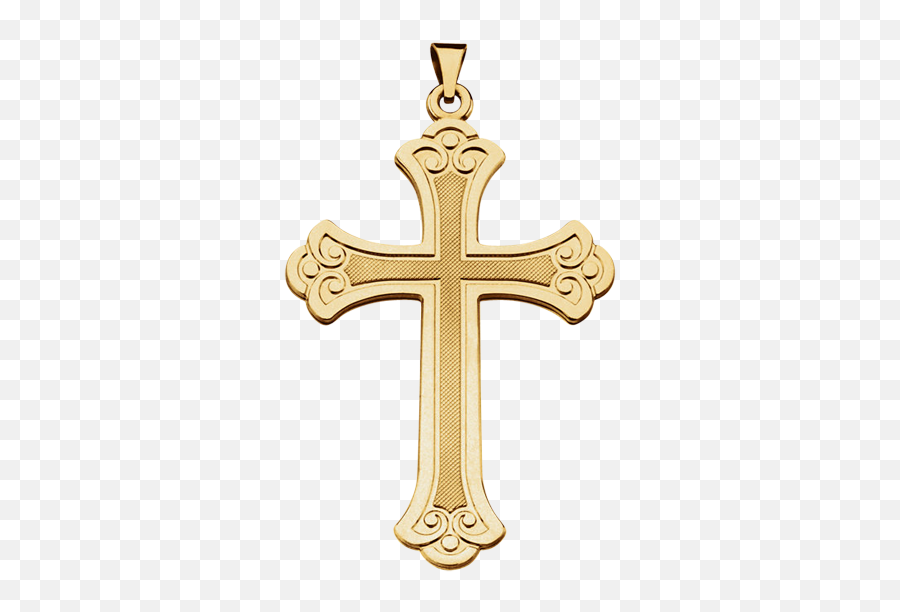 Gold Cross Png Picture - Gold Cross Necklace Png,Gold Cross Png