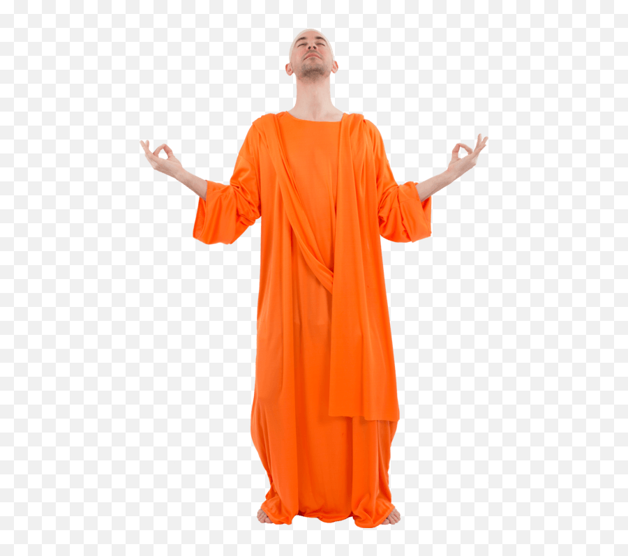 Adult Buddhist Monk Costume Png Image - Buddha Dress,Monk Png