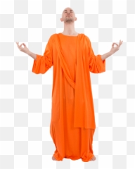 Adult Buddhist Monk Costume Png Image - Buddha Dress,Monk Png