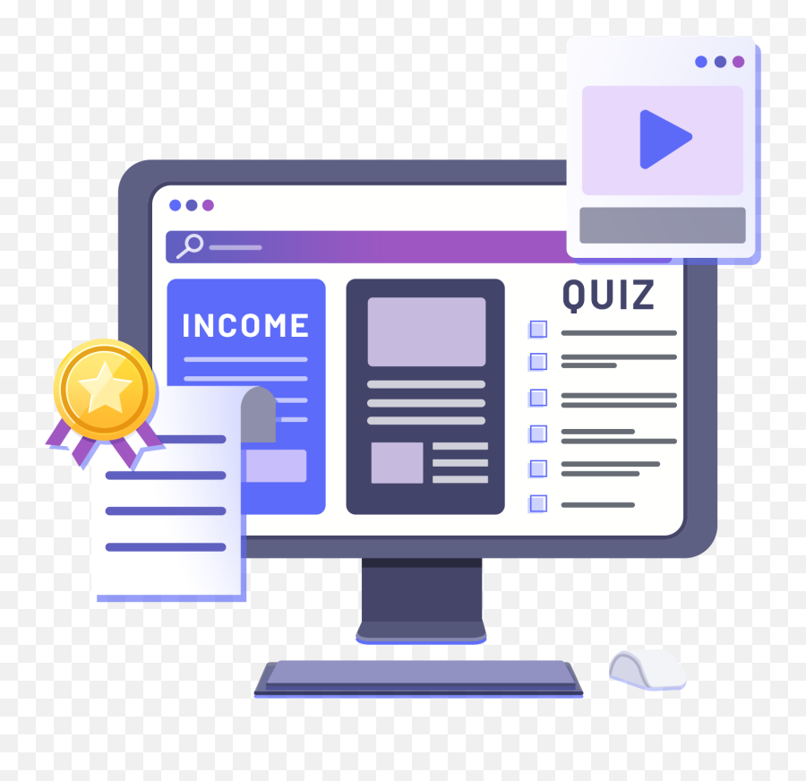 Our Platform - Personal Finance Lab Vertical Png,Icon Pop Quiz Answer
