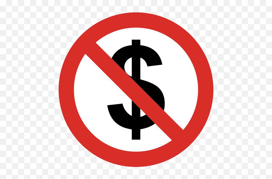 No Dollar Icon Png And Svg Vector Free Download - Traffic Sign Do Not Stop,Dollar Icon