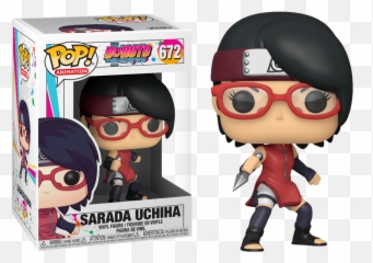 Funko Pop Boruto Naruto Next Generations - Sarada Uchiha 672 Funko Pop Naruto Png,Boruto Png