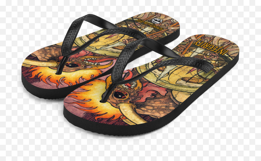 Integrity Humanity Is The Devil Flip - Flops Png,Flip Flops Png