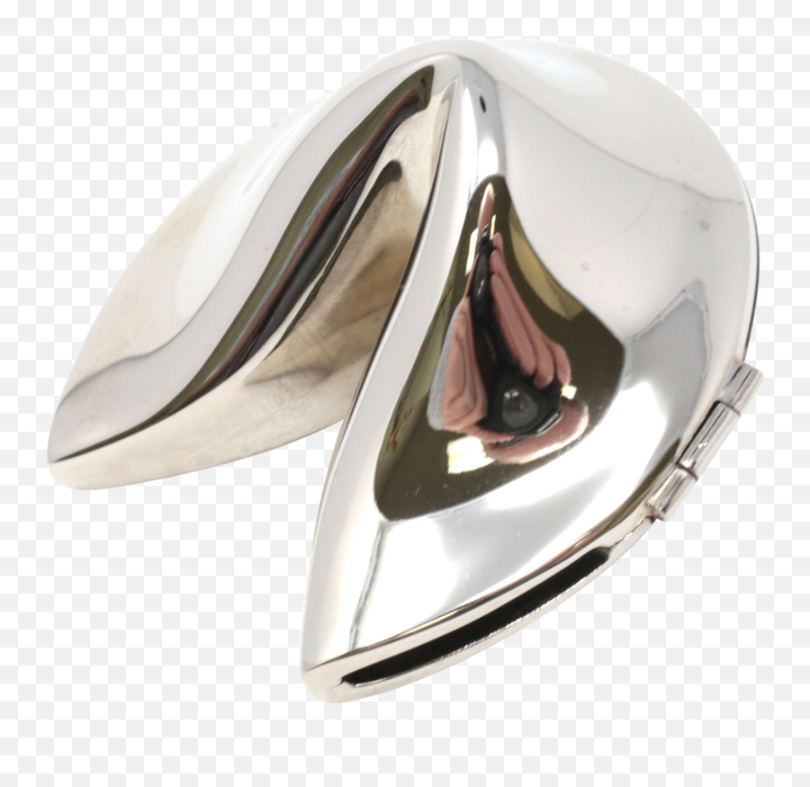 Chrome Metal Fortune Cookie Box - Titanium Ring Png,Fortune Cookie Png