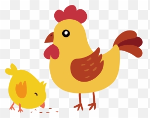 Clipart Chicken Yellow - Farm Animals png