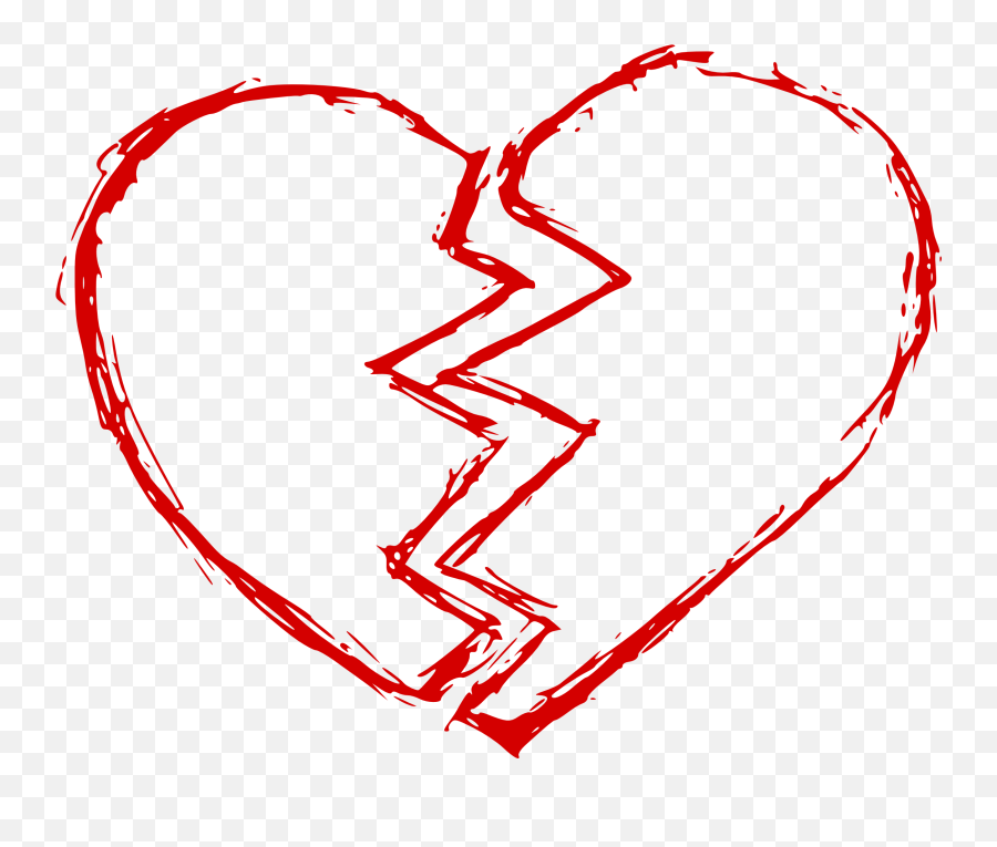 Broken Heart Png Clipart 45699 - Free Icons And Png Backgrounds Broken Heart Png Red,Heart Image Png