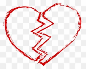 Broken Heart Png Clipart 45699 - Free Icons and Backgrounds Png Red