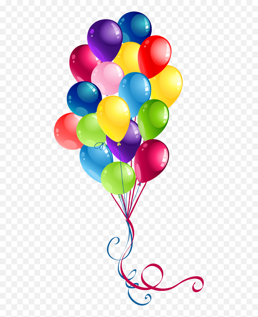 Download Hd - Happy Birthday Balloons Clipart Png,Balloons With Transparent Background