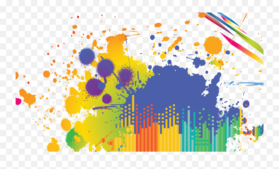 Download Hd Colorful Paint Splatters Png - Lar Dig Paint Png Hd,Paint Splatters Png