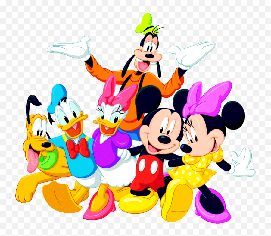 Group Clipart Cartoon Transparent Free For - Minnie And Mickey Mouse And Friends Png,Transparent Cartoons