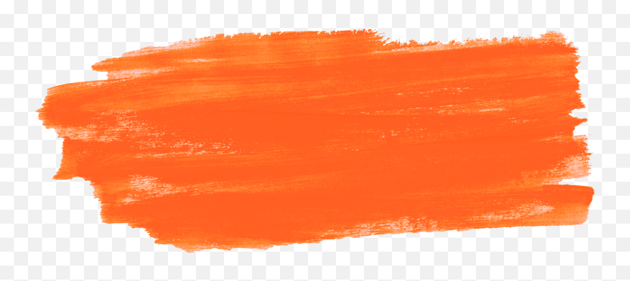 Download Hd Her Brain - Brush Stroke Orange Png,Brush Stroke Png