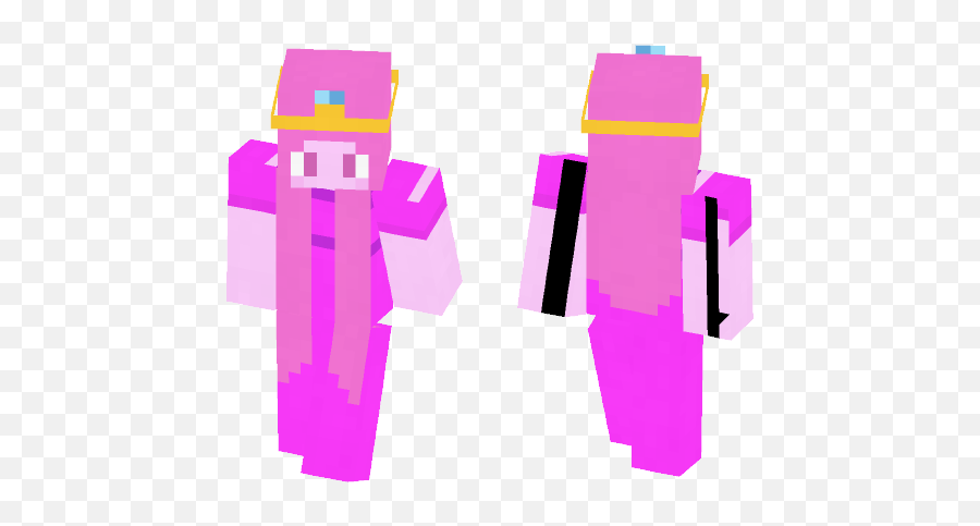 Download Princess Bubblegum - Adventure Time Minecraft Skin Gemini Minecraft Skin Png,Princess Bubblegum Png