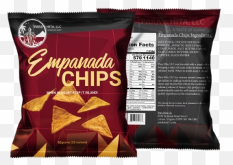 Download Hd Para Hita Empanada Chips Mockup - Tortilla Chip Junk Food Png,Empanada Png