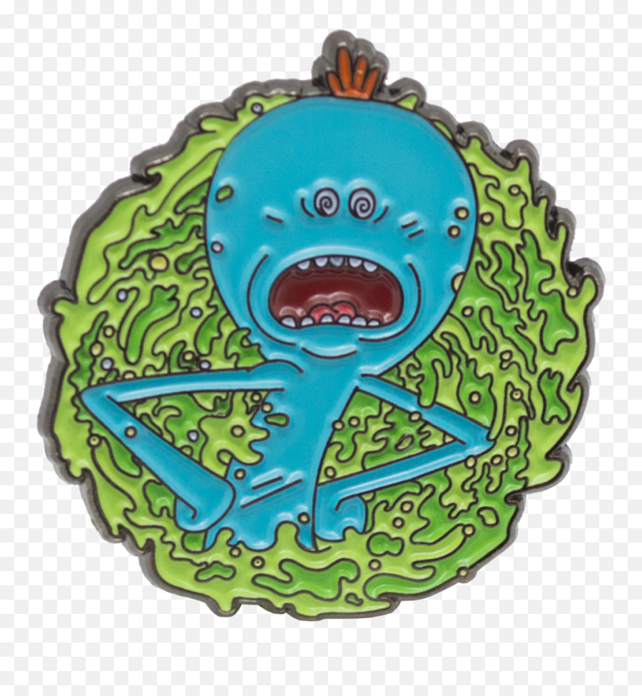 Mr Meeseeks Dazed Portal Enamel Pin - Cartoon Png,Mr Meeseeks Png