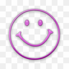 Pink Smiley Face Transparent Background - Clip Art png