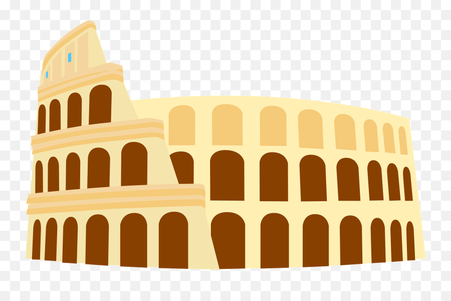Roman Colosseum Clipart - Colosseum Clipart Png,Roman Png