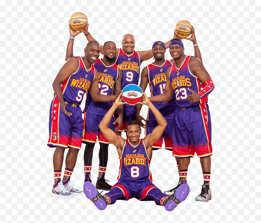 The 2019 - 20 Harlem Wizards Meet The Players Block Basketball Png,Nba Players Png