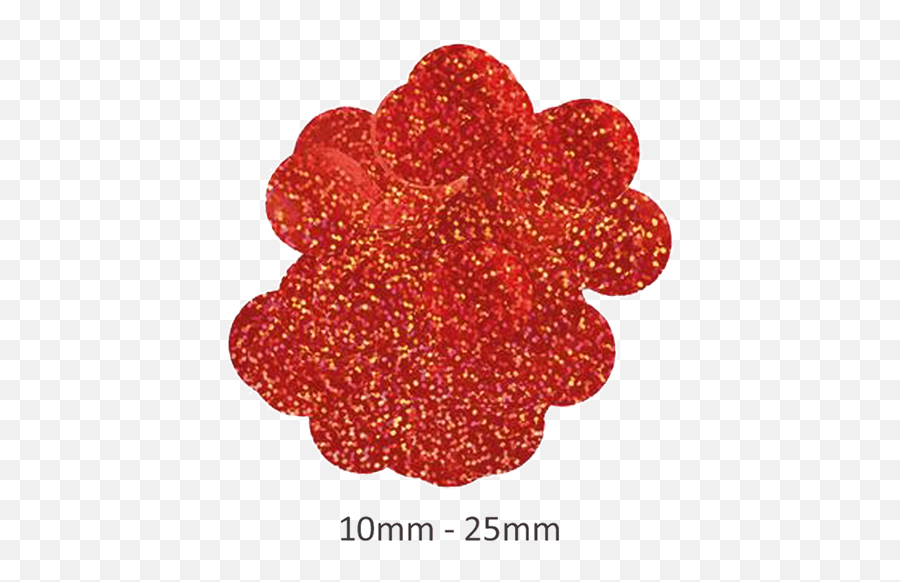 Oaktree Red Holographic Foil Confetti Png