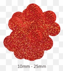 Oaktree Red Holographic Foil Confetti Png