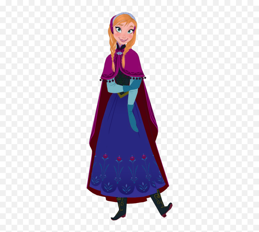 Elsa And Anna 2d Transparent Png - Frozen 2d Anna,Anna Png