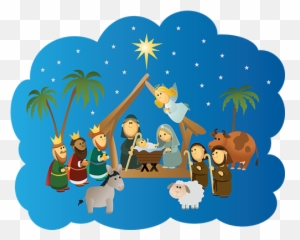 Childrenu2019s Nativity Scene - Nativity Scene For Kids Png,Nativity Png