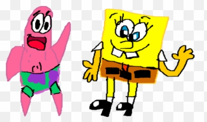 Spongebob Squarepants - Saying Hi To Patrick By Fictional Character Png,Spongebob And Patrick Png