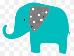 Mint Green Elephant Png Clip Arts For Web - Clip Arts Free Mint And Grey Elephant,Elephant Clipart Png