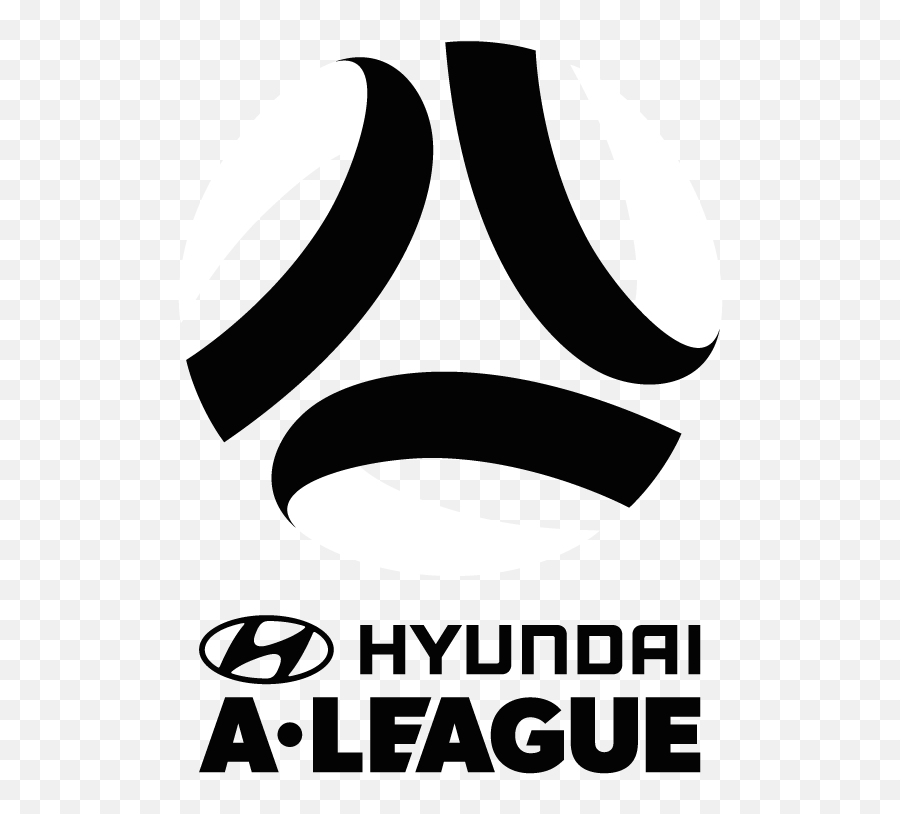 Download Hd 24 Jan - Hyundai A League Logo Png Transparent Hyundai A League Logo Black Png,Hyundai Logo Png