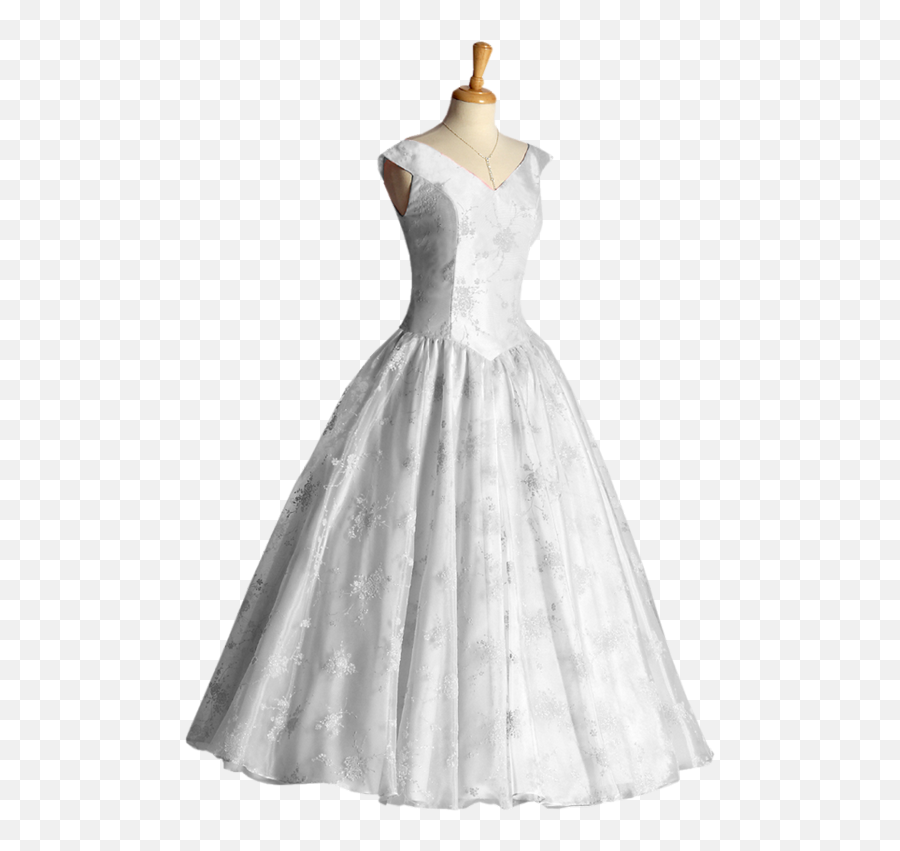 Download Hd Robe Blanche Png Tube - Princess Seam Dress Wedding,Robe Png