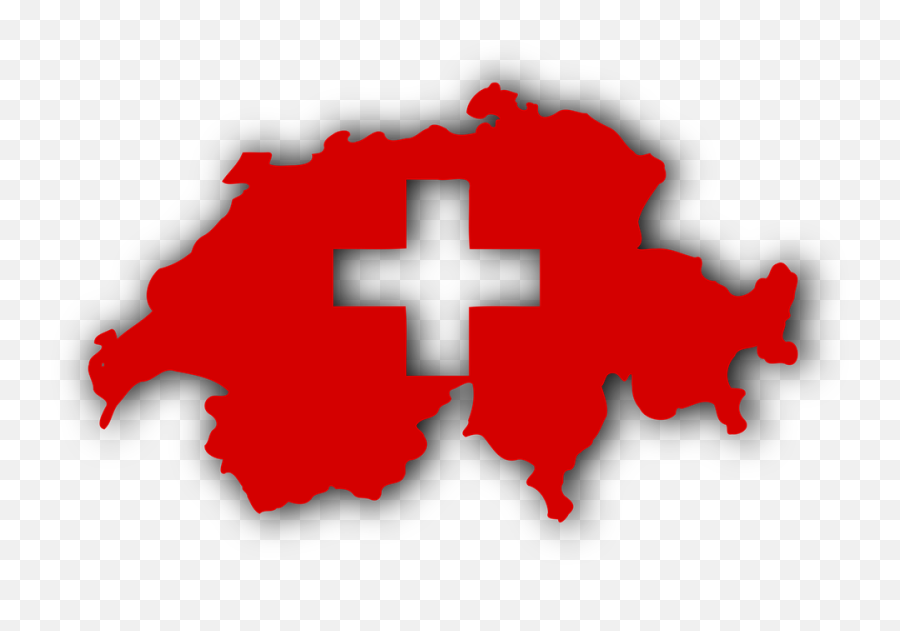 Switzerland Flag Png Transparent Images - Map Switzerland Flag,Switzerland Flag Png