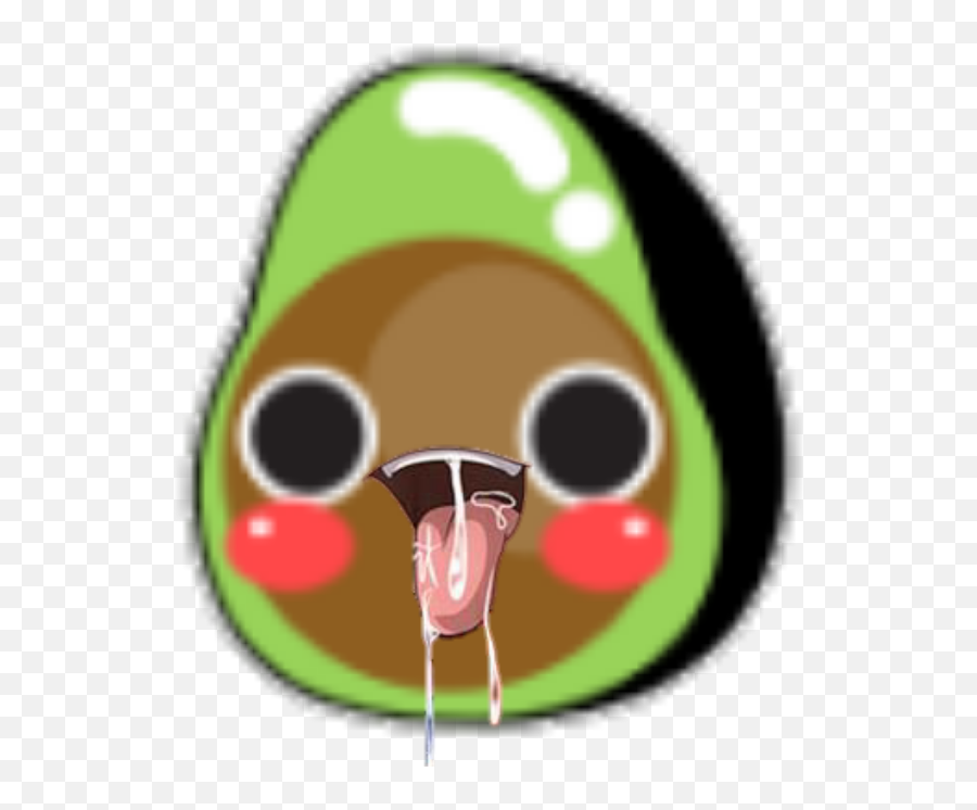 Winking Avocado Emoji Kik Png - Drawings Of Avocados,Kik Png