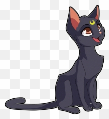 Download Hd Sailor Moon Luna - Portable Network Graphics Png,Luna Png