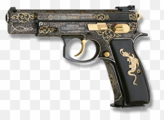 Clipart Transparent Background Gun - Pistol Png