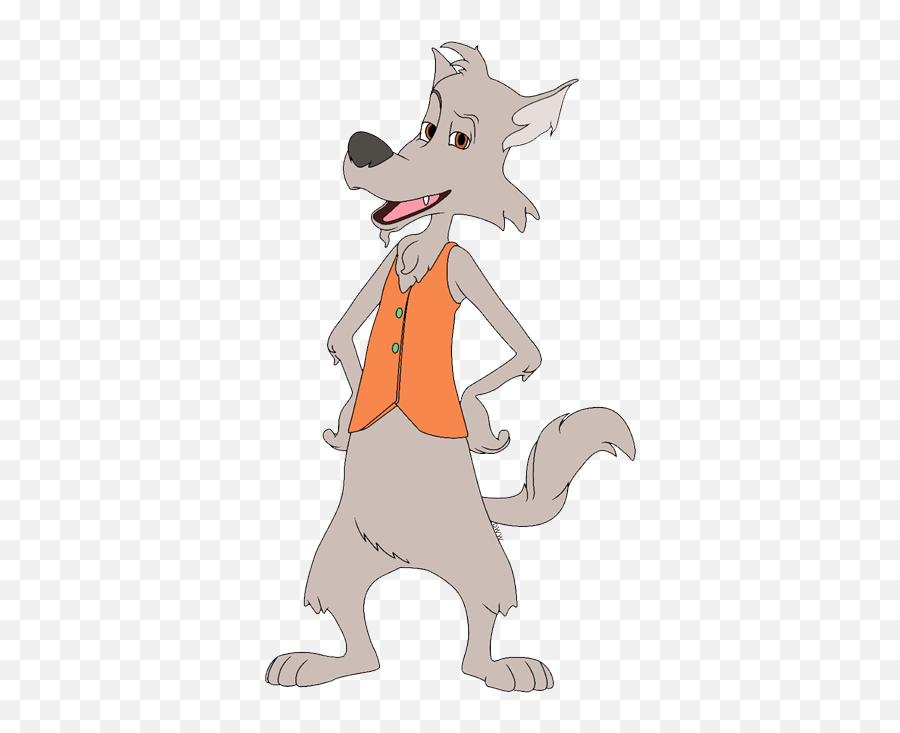 Big Bad Wolf Clipart - Fictional Character Png,Wolf Cartoon Png