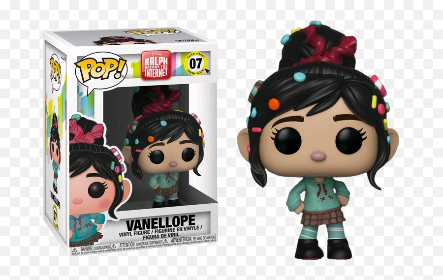 Vanellope Vinyl Figure - Funko Pop Vanellope Von Schweetz Png,Wreck It Ralph Transparent