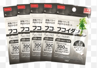 Daiso Japan Fucoidan Water Soluble - Paper png