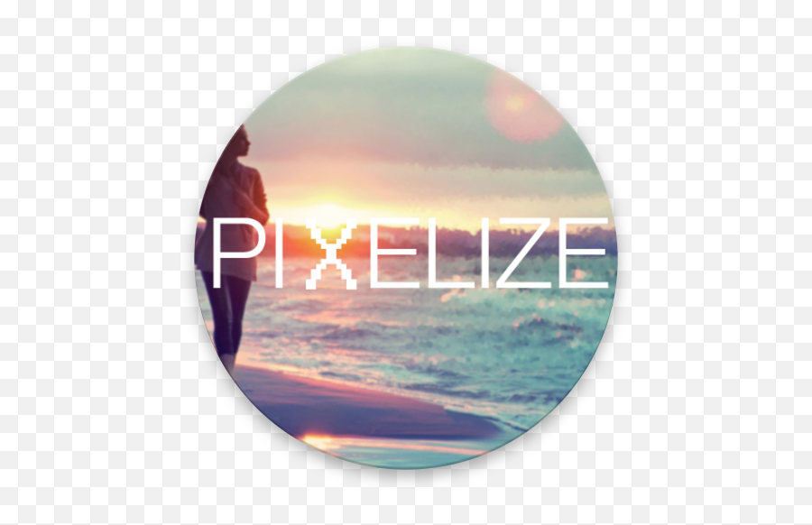 Pixelize Photo Censor Pixel Effects U2013 Apps - Red Sky At Morning Png,Censor Blur Transparent