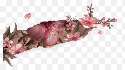 Ripped Torn Floral Paper Tear Sticker By V Png Rip