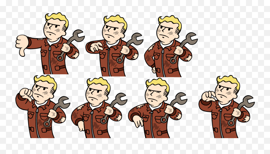 Categoryfallout Shelter Vault Boy Animations Fallout Wiki - Vault Boy Fallout Shelter Png,Vault Boy Transparent