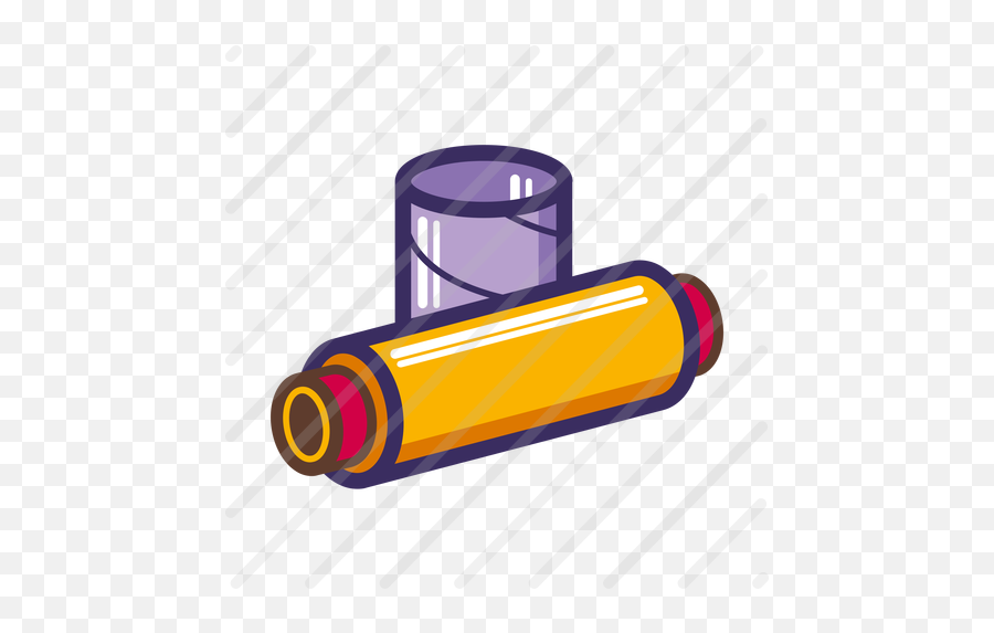 Pipe Pipeline Water Plumbing Icon - Cylinder Png,Icon Plumbing