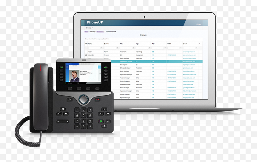 Enterprise Phone Directory For Cucm - Cisco Telefon 8811 Png,Cisco Jabber Icon